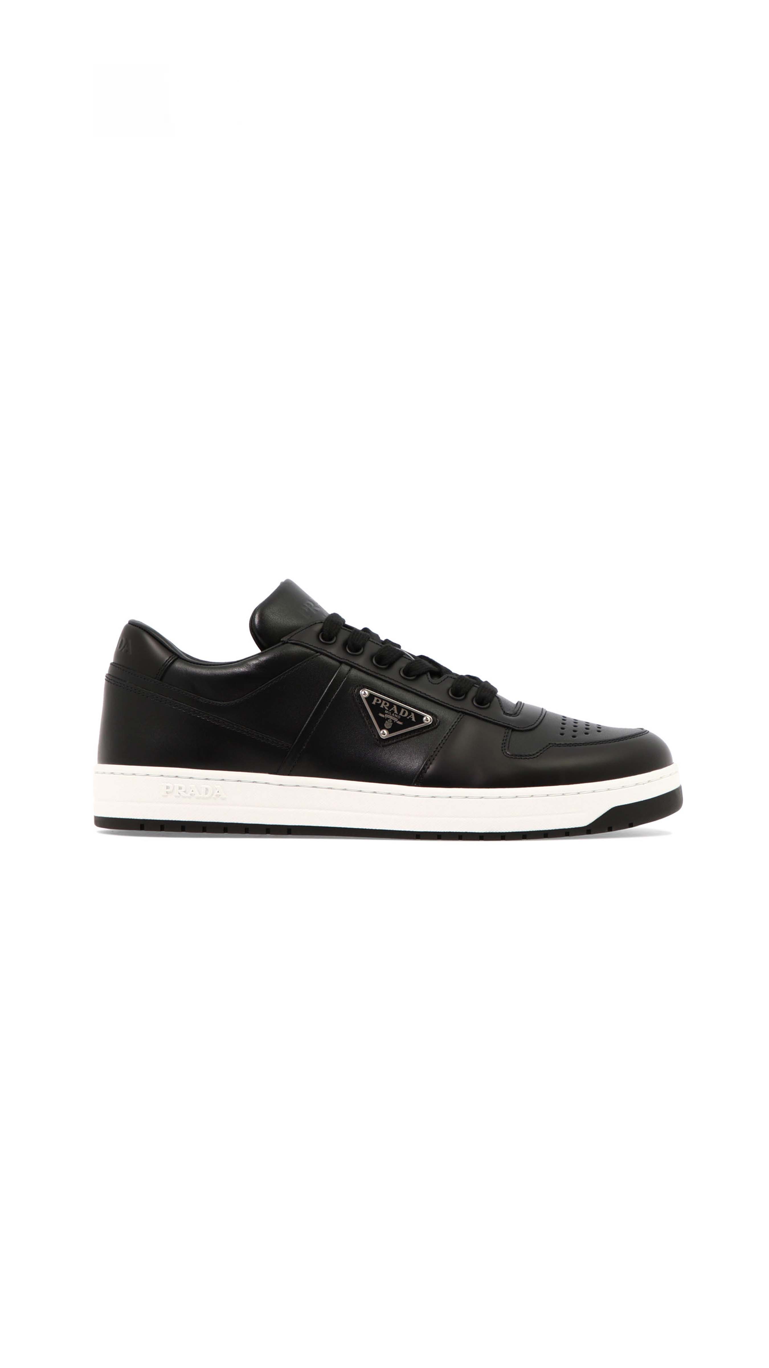 Downtown Leather Sneakers - Black