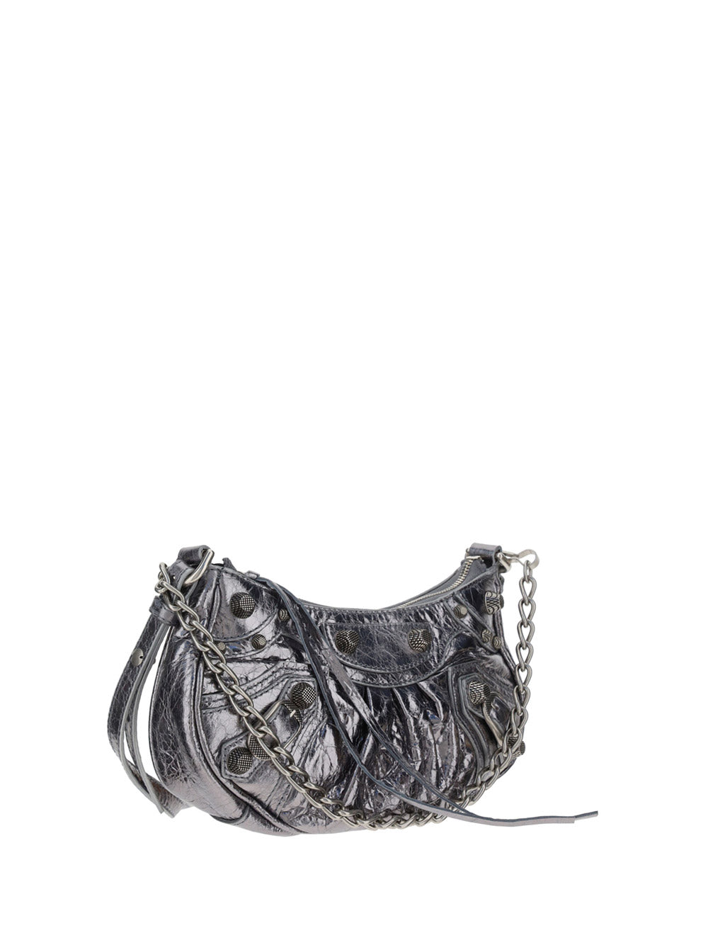 Le Cagole Mini Bag With Chain - Silver