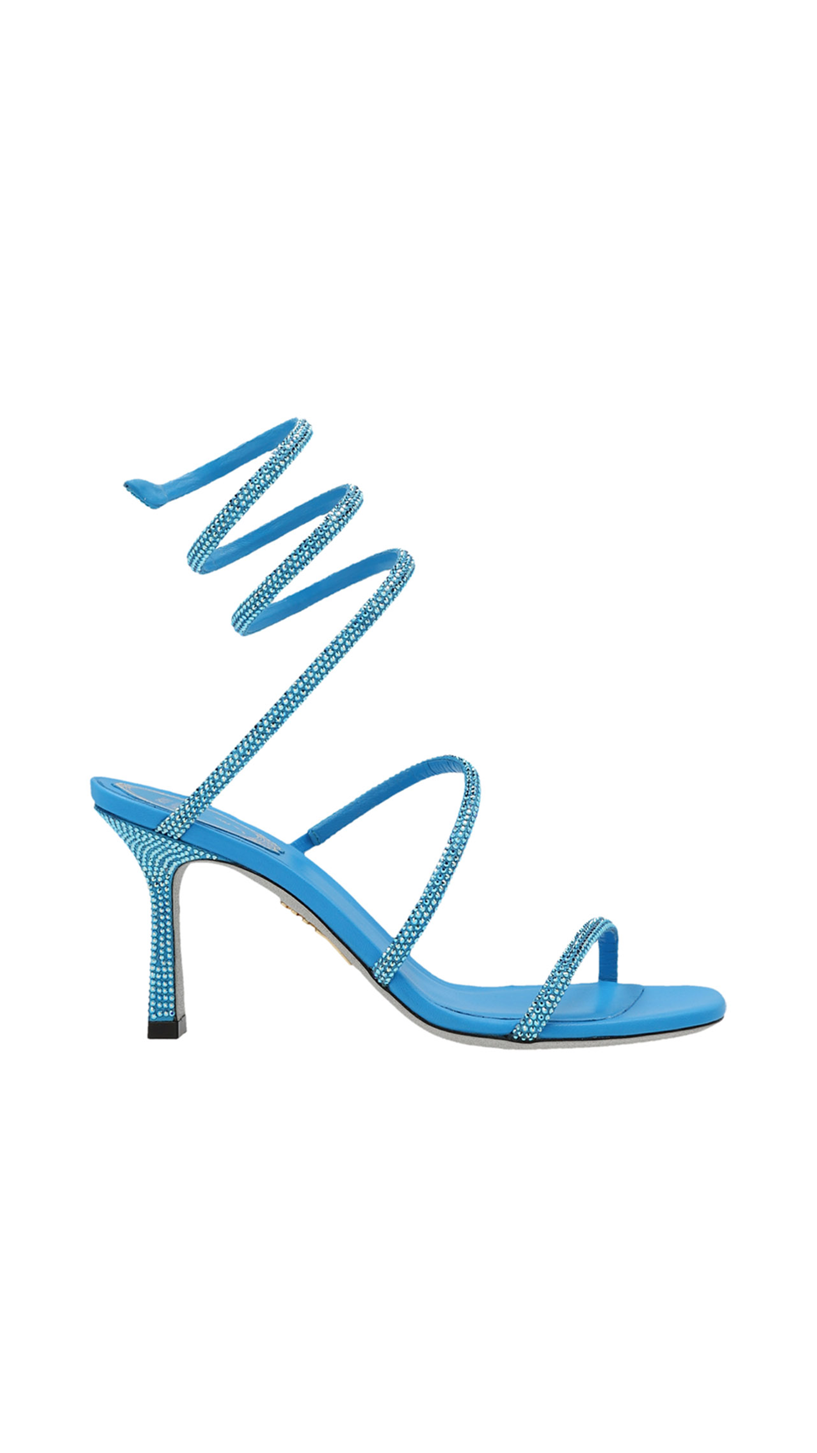 Cleo Crystal Sandal 80 - Pool Blue