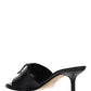 VLogo 80mm Sandals - Black