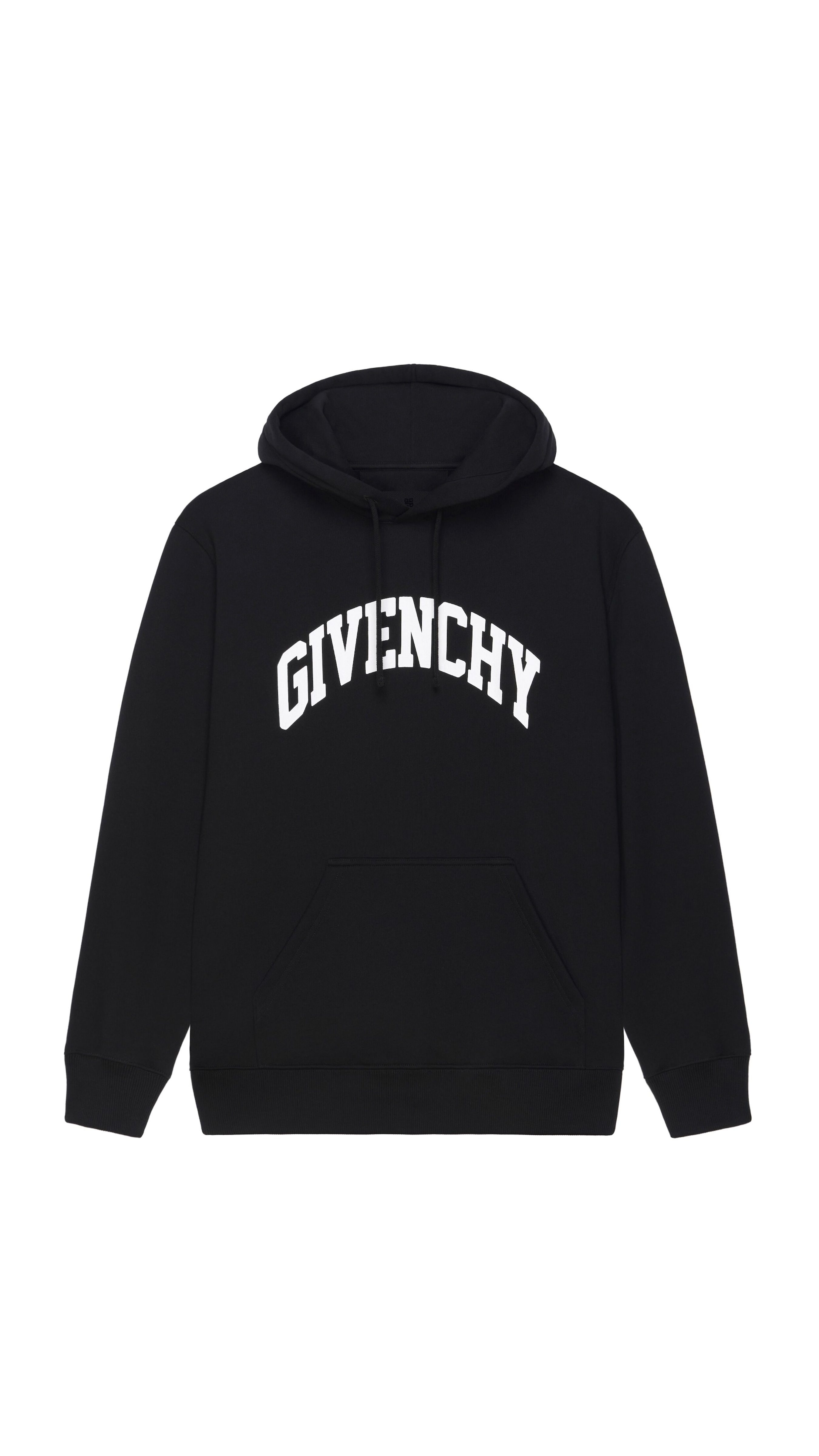 Classic Fit Logo Hoodie - Black