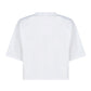 Logo Print Cropped T-Shirt - White