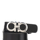 Reversible And Adjustable Gancini Belt - Black