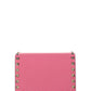 Rockstud Calfskin Pouch - Pink