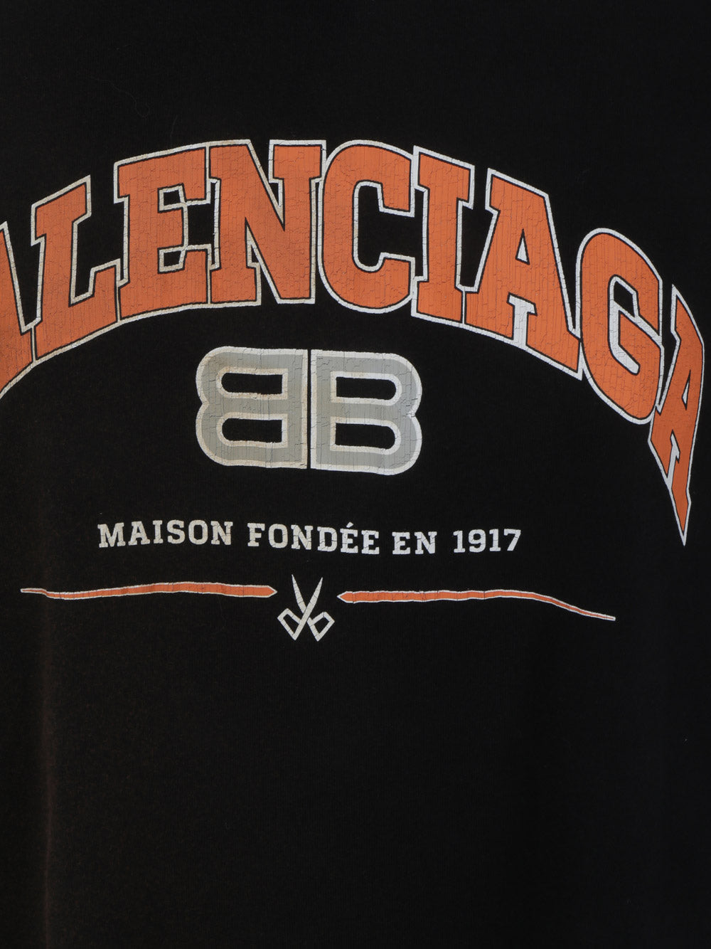 Balenciaga 'logo Maison' Long Sleeve Shirt in Black