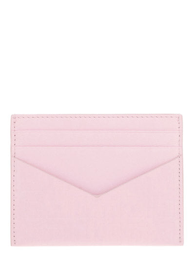 G Cut card holder in 4G leather- Pink