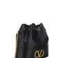 VLogo Small Bucket Bag - Black
