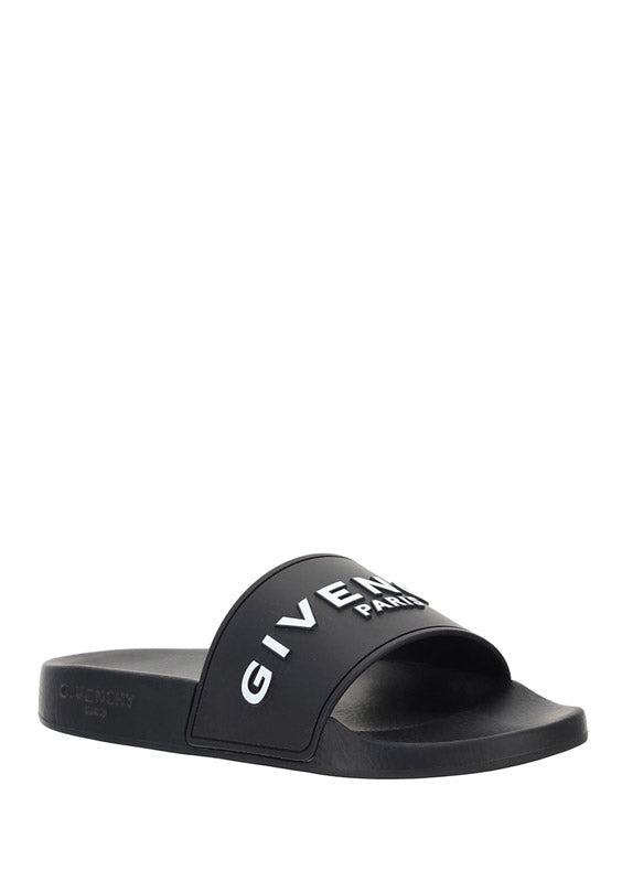 Women's Paris Flat Sandals - Black