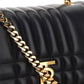 Small Quilted Lambskin Lola Satchel - Black