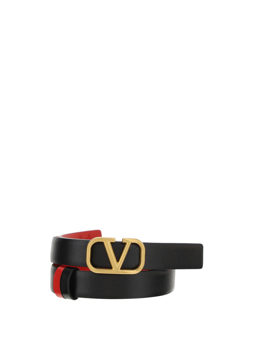 Reversible Vlogo Signature Belt In Glossy Calfskin 20 Mm for Woman