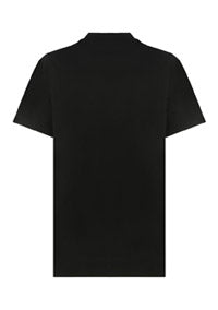 Logo Print Cotton T-shirt - Black