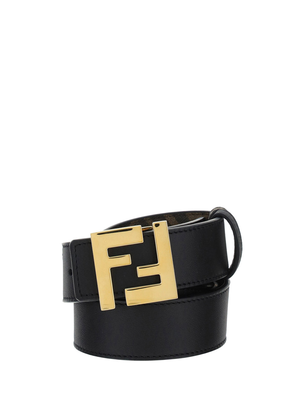 FF Leather Belt - Brown