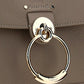 Mini Tess Day Bag in Grained & Shiny Calfskin - Powder
