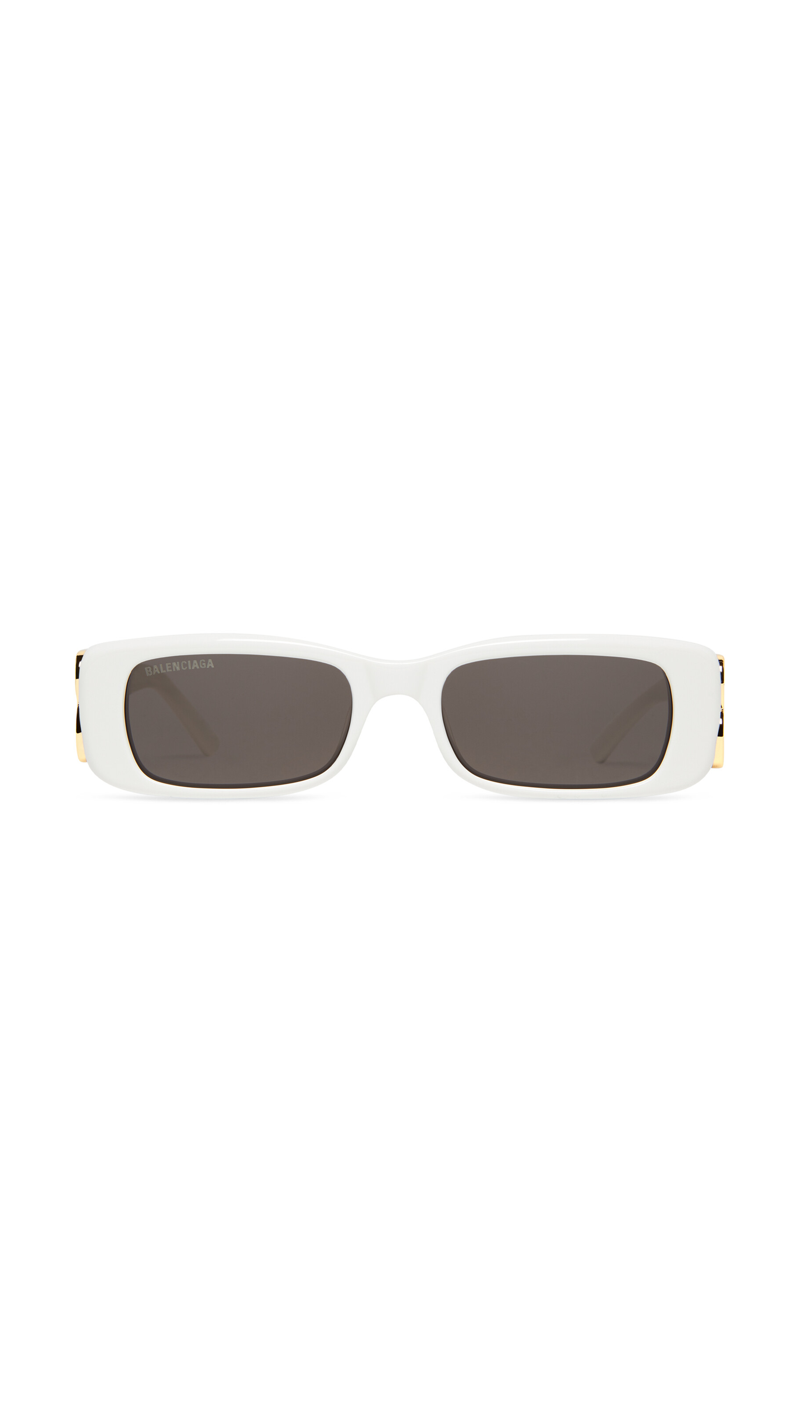 Dynasty Rectangle Sunglasses - White