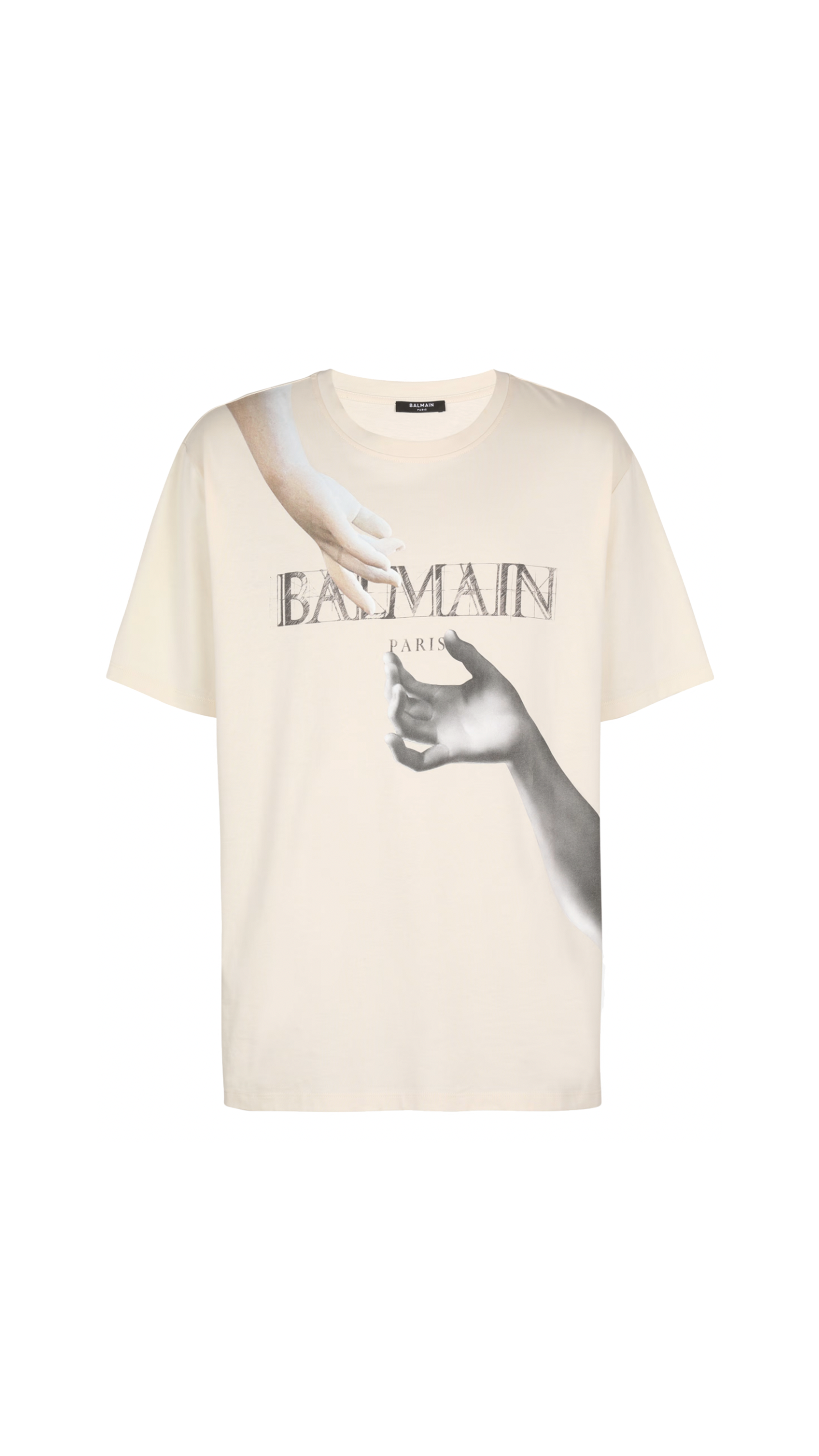 Loose Fitting Statue T-shirt - White