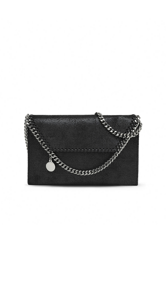 Falabella Mini Shoulder Bag - Black/Silver