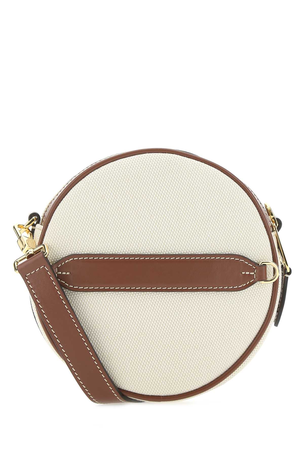 Louise Bag In Canvas And Leather - Natural