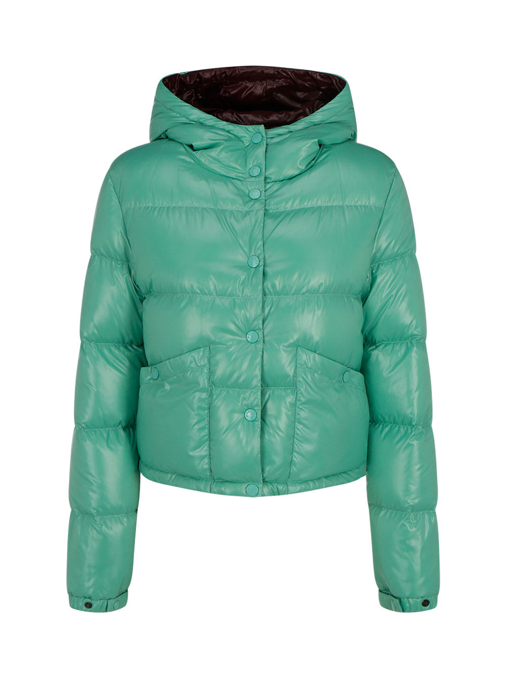 Bardanette Short Down Jacket - Dusty Jade Green