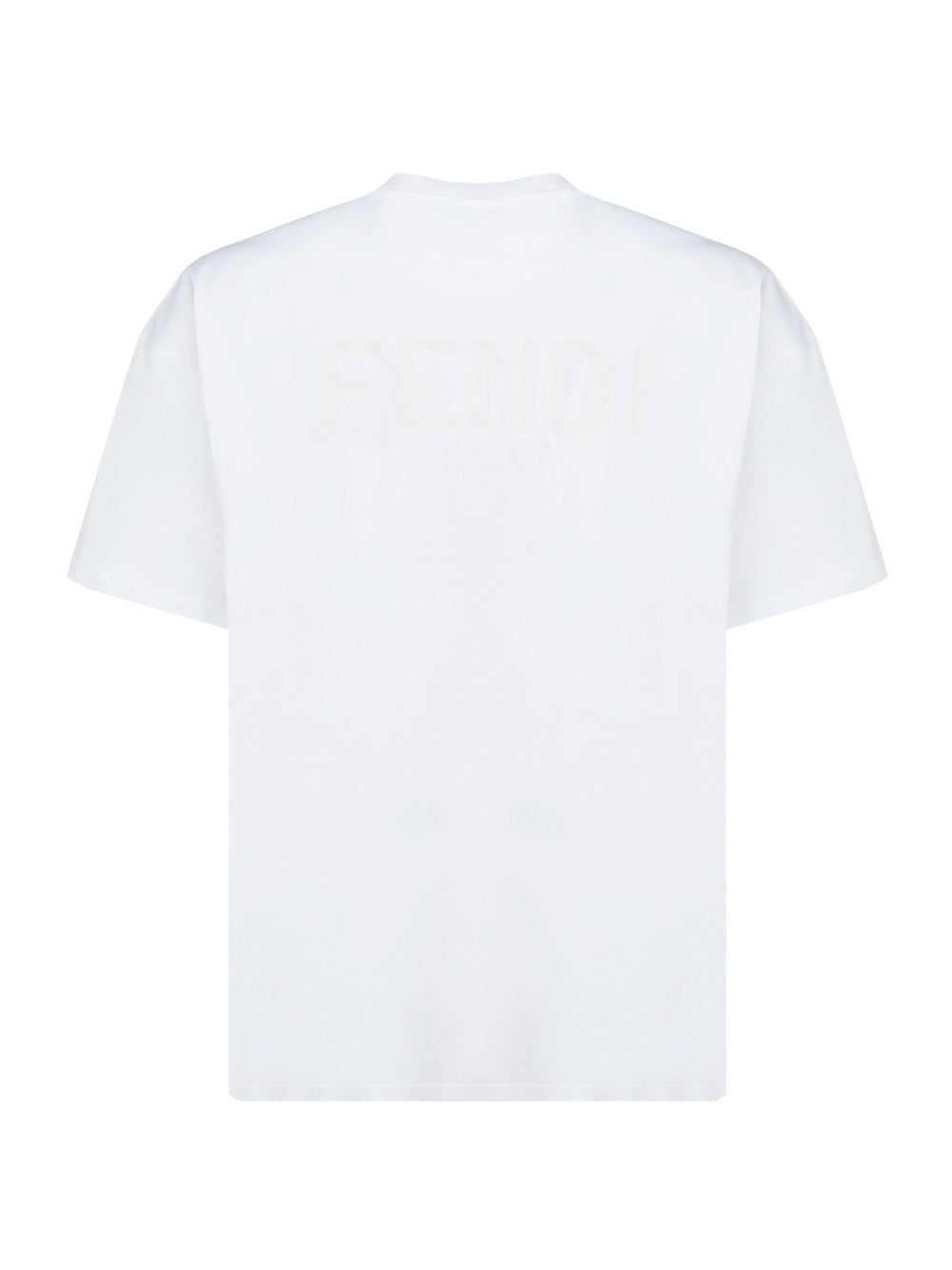 Fendi Roma Logo T-Shirt - White