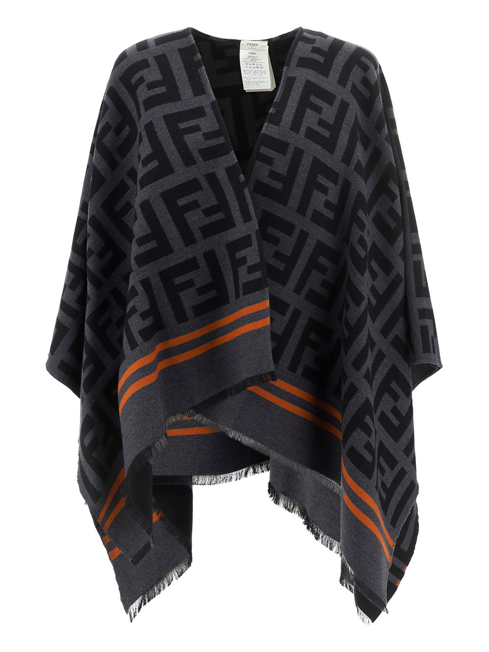 FF Logo Poncho - Black