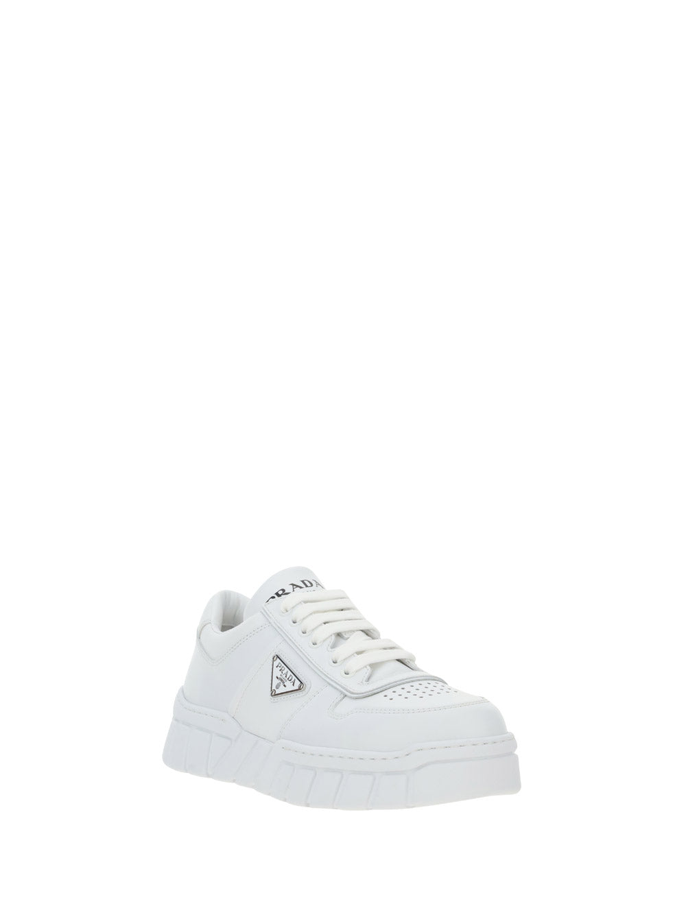 Leather Sneakers - White