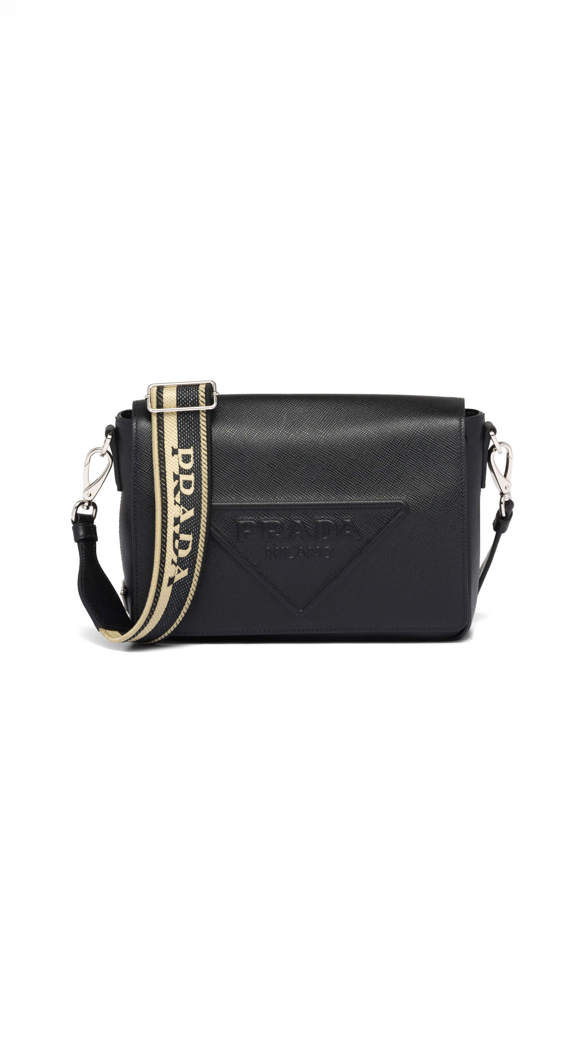 Saffiano leather shoulder bag