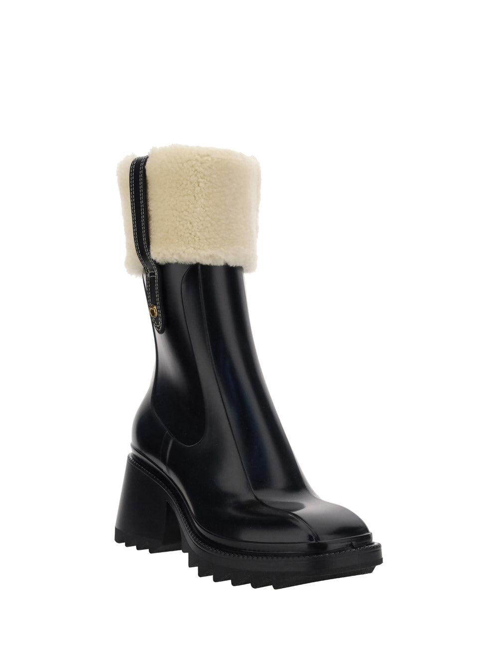 Betty Rain Boot in PVC - Black