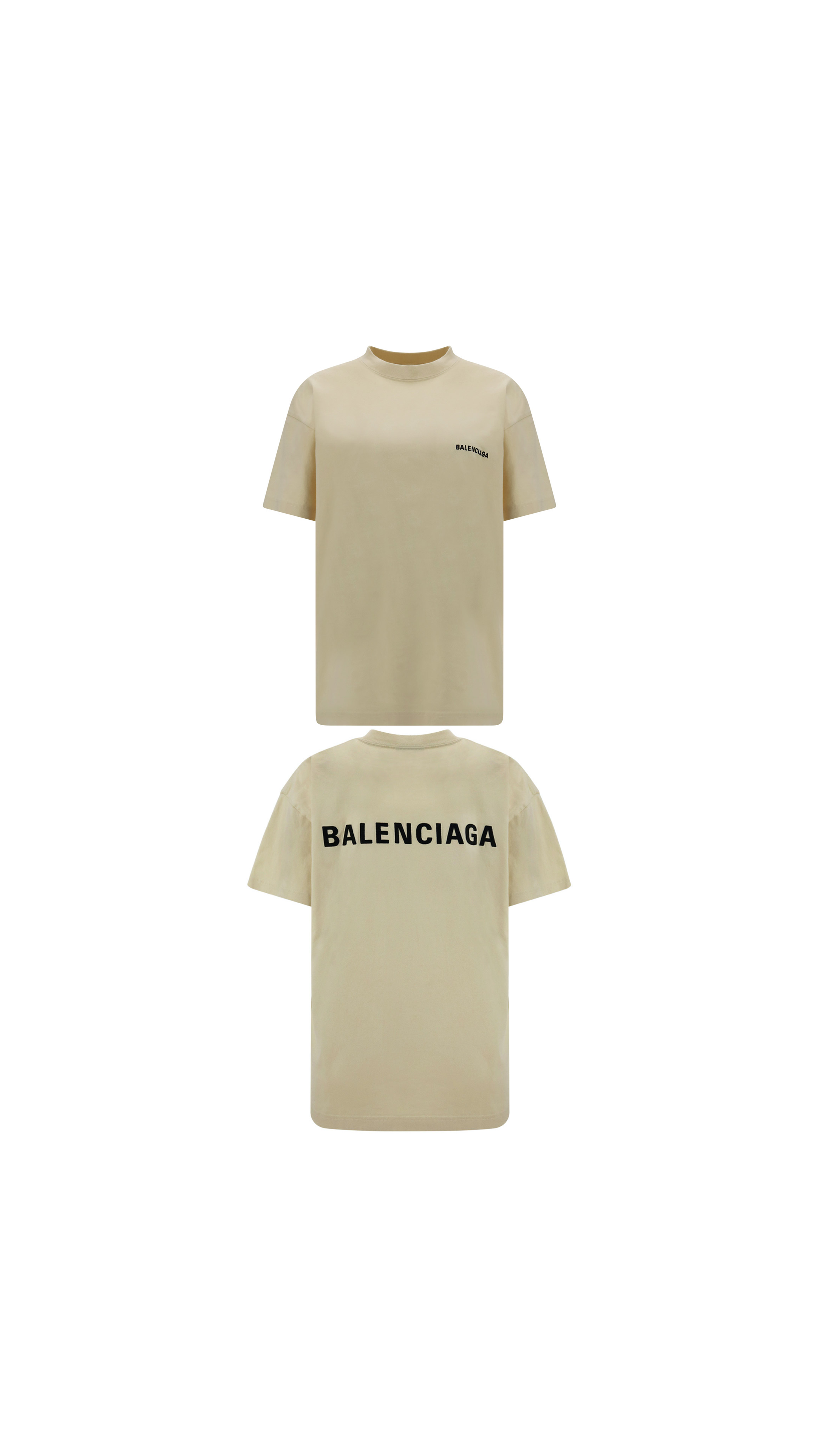 Women's T-shirt Medium Fit - Beige