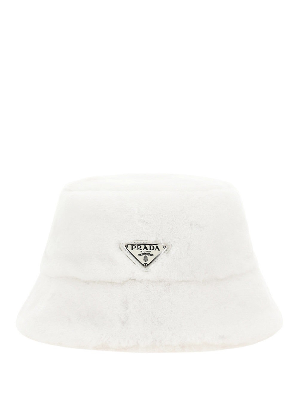 Shearling Bucket Hat - White