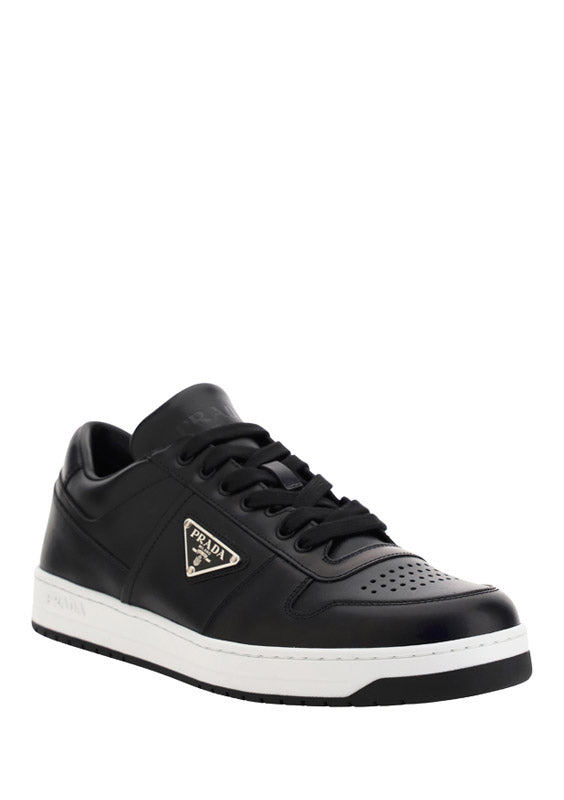 Downtown Leather Sneakers - Black