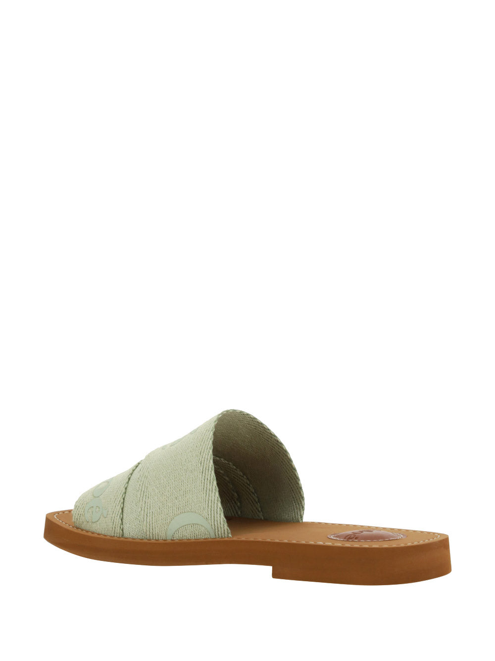 Woody Flat Mule - Hazy Green