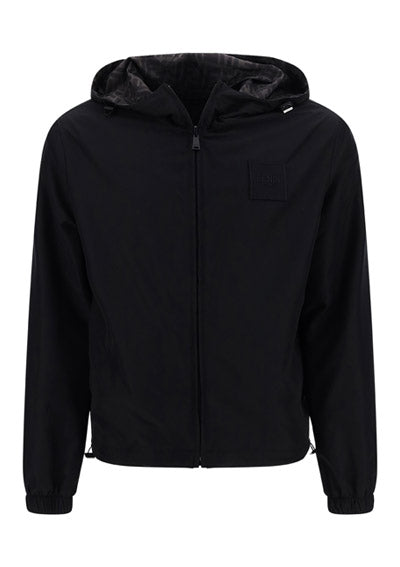 FF Logo Nylon Windbreaker - Black