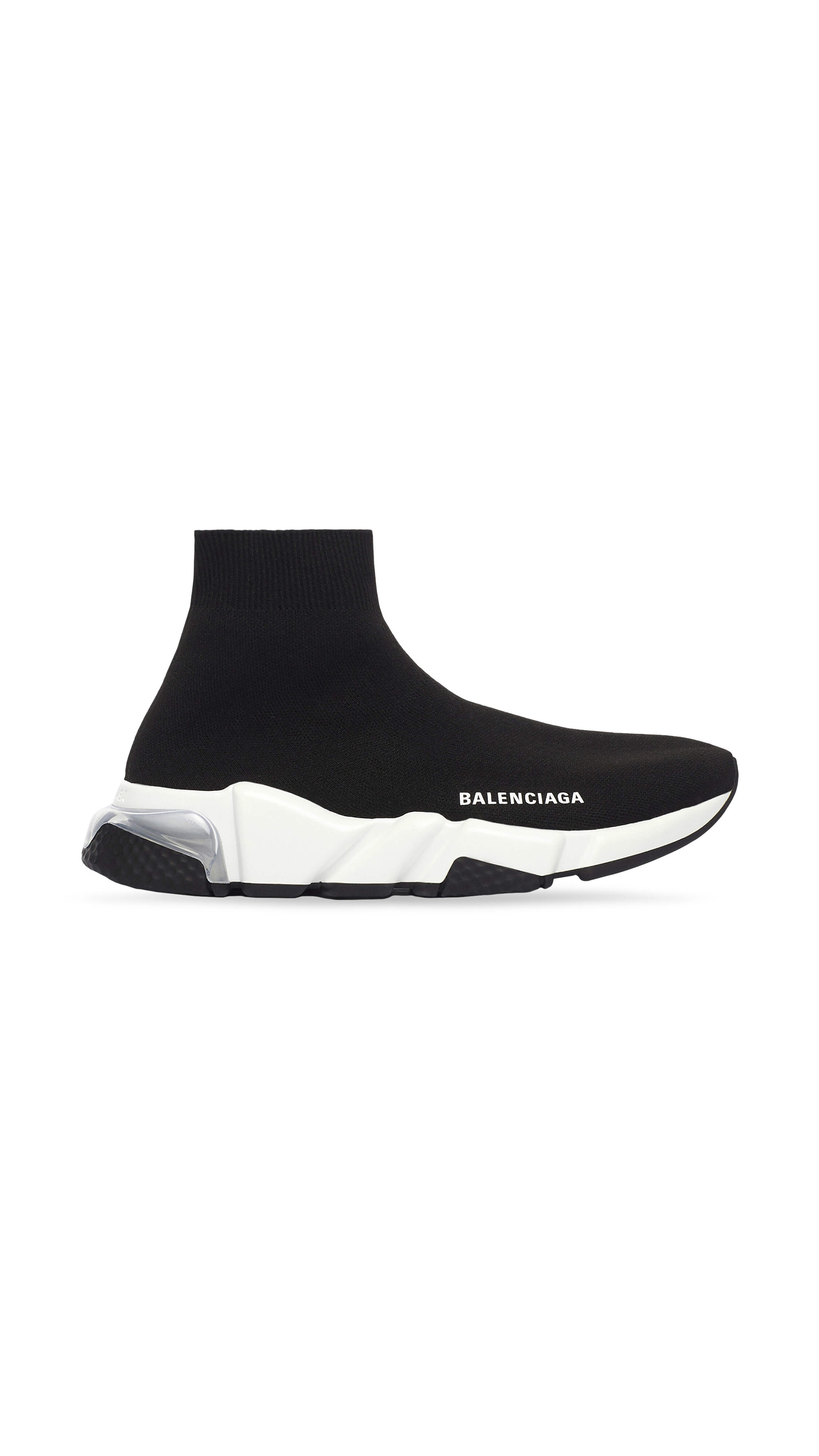 Speed Clear Sole Sneaker - Black