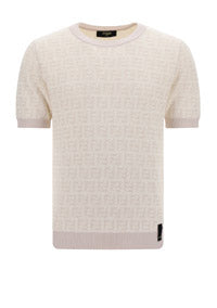 Knit Pullover FF T-Shirt - White