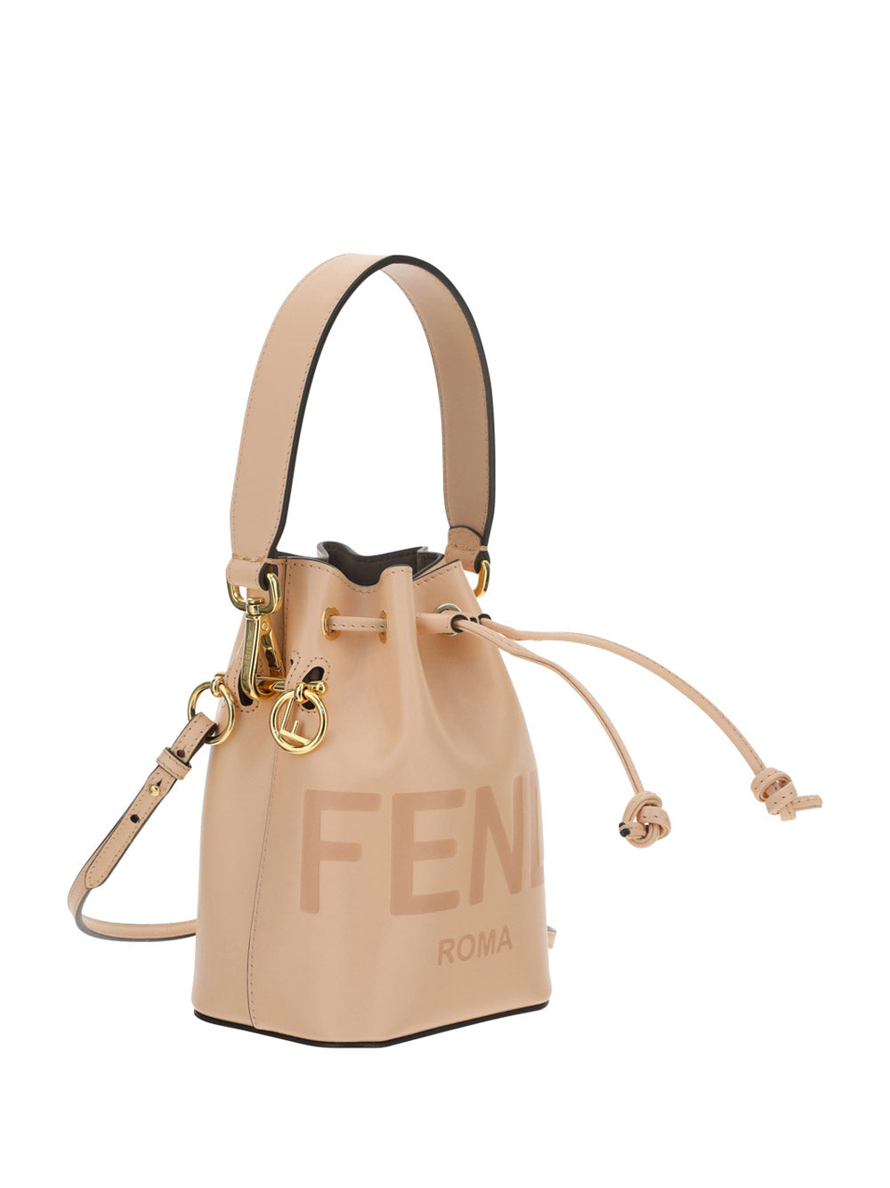 Mon Tresor Leather Mini Bag - Beige.