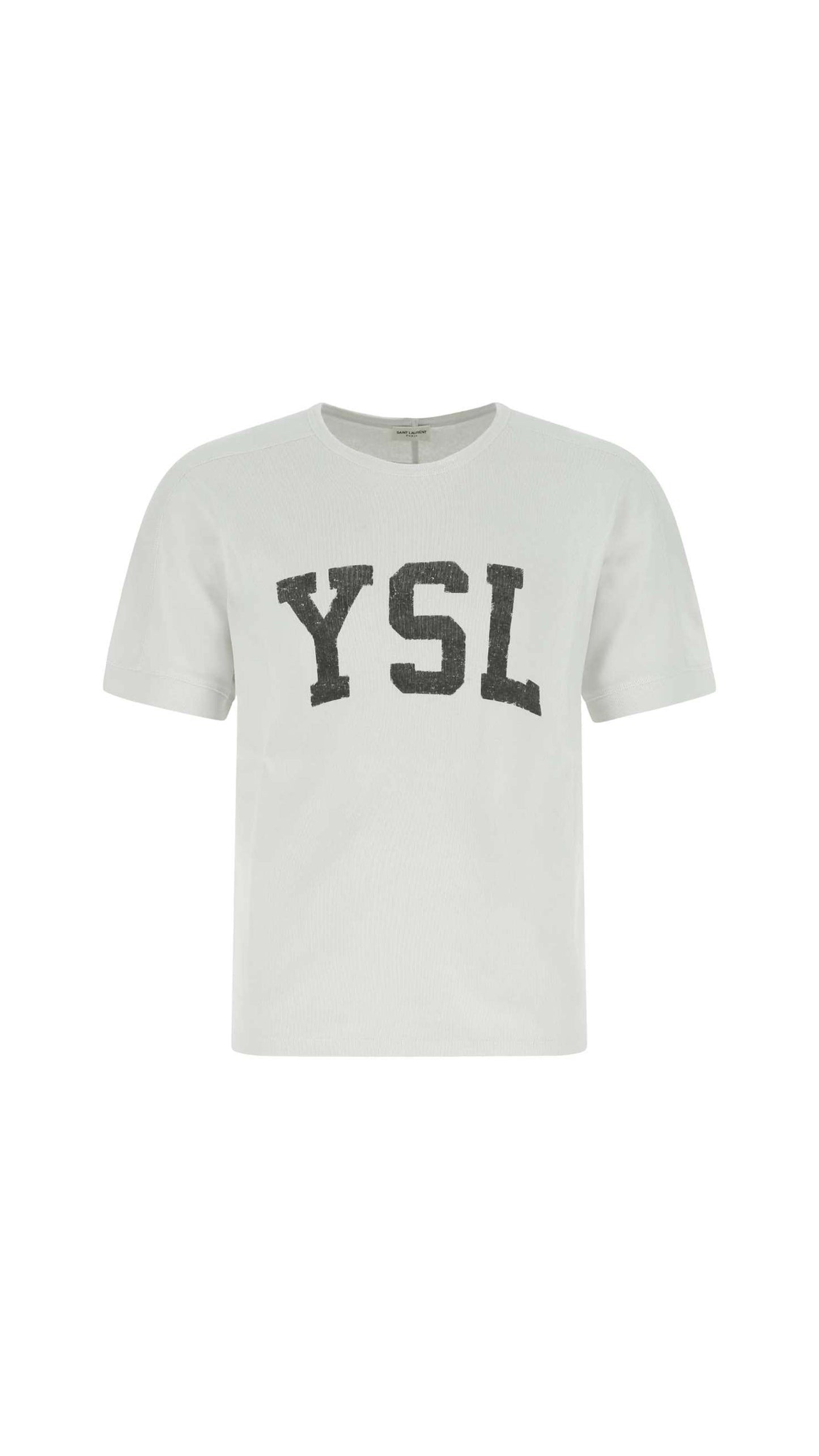 YSL Vintage T-Shirt - Ecru