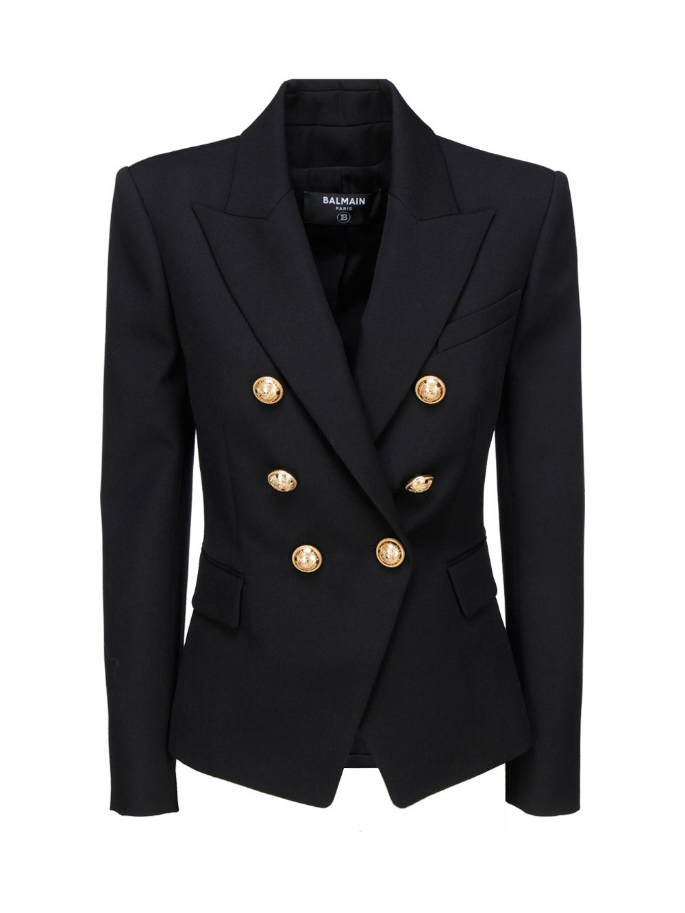 Classic Double Breasted Blazer - Black