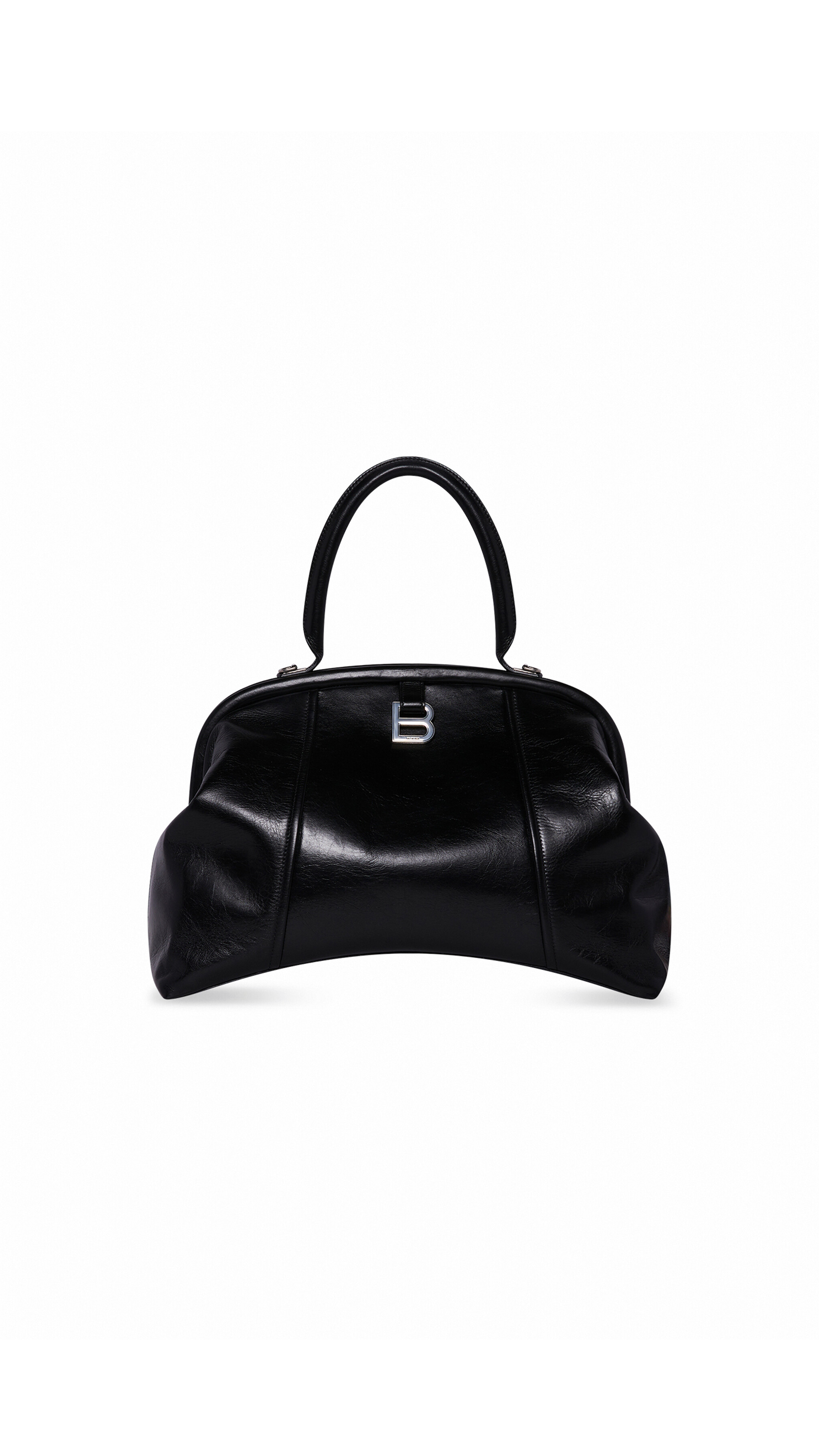 Editor Large Bag In Paper Calfskin - Black