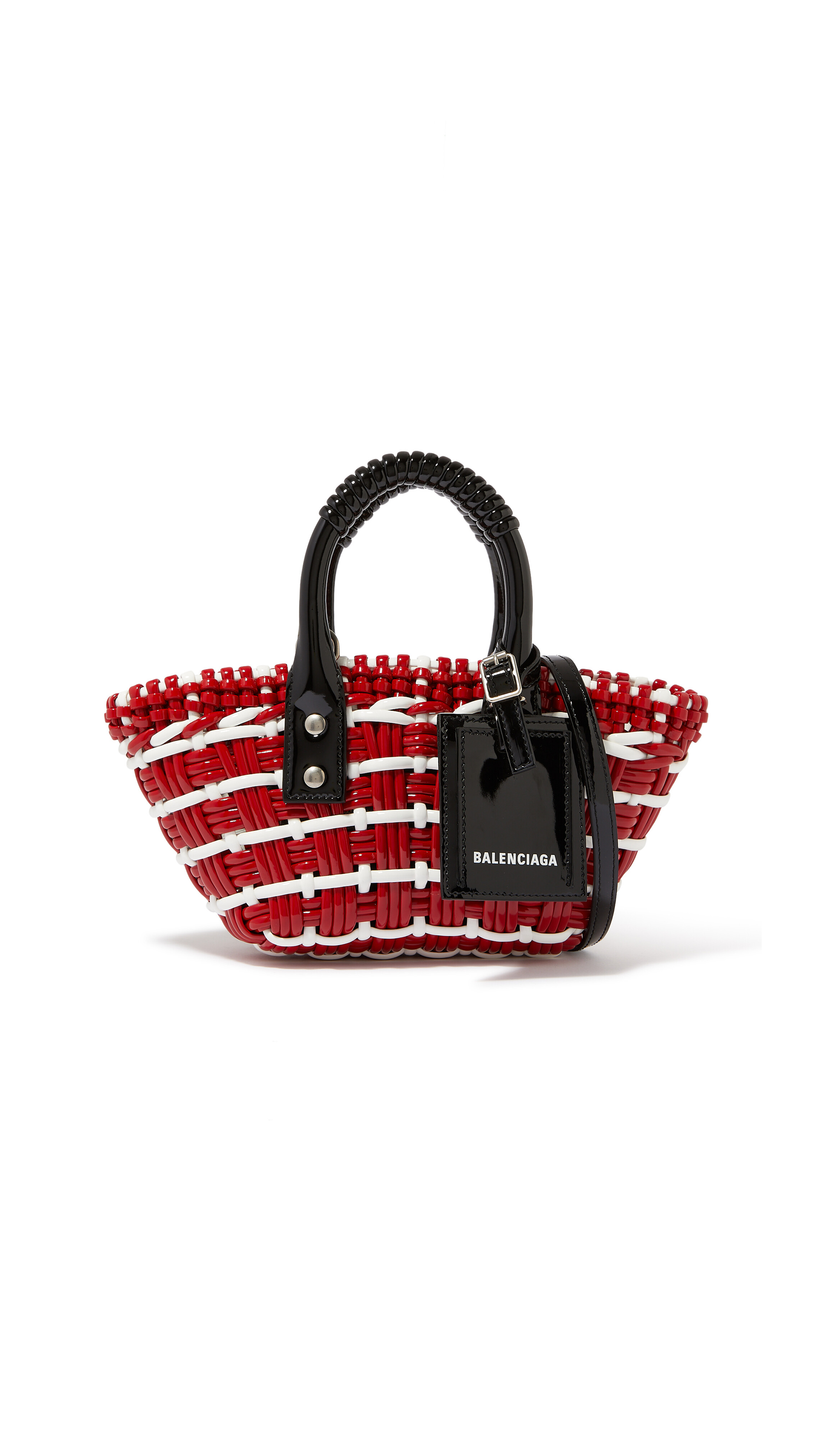 Bistro XXS Basket With Strap - Red/White/Black