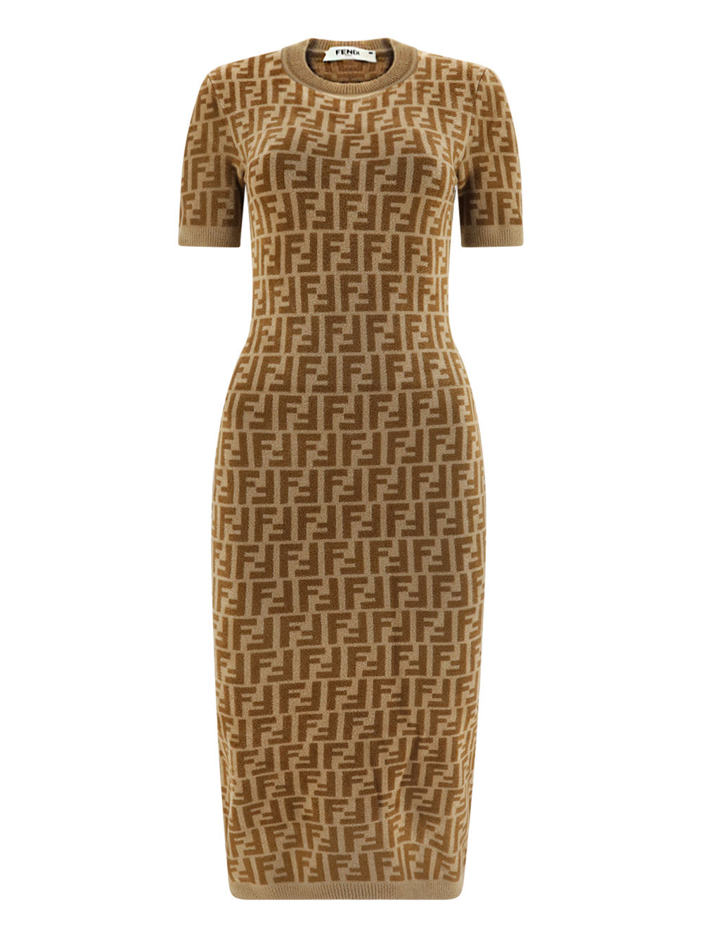 FF Velvet Dress - Camel