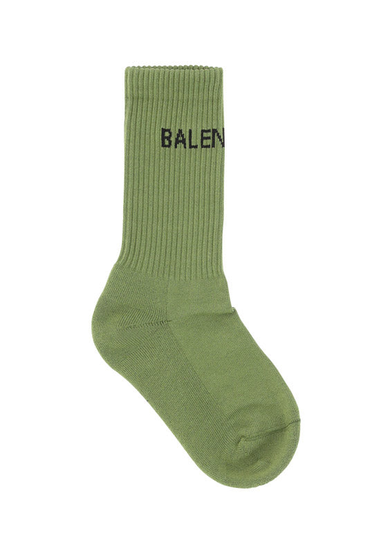 Balenciaga Tennis Socks - Olive Green