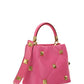 Small Roman Stud The Handle Bag - Pink