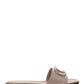 VLOGO Leather Slides - Poudre