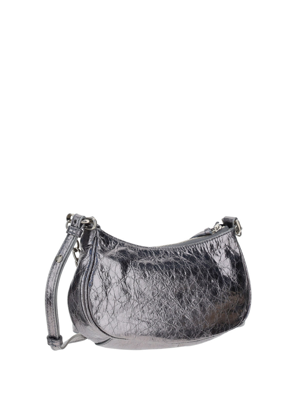 Le Cagole Mini Bag With Chain - Silver