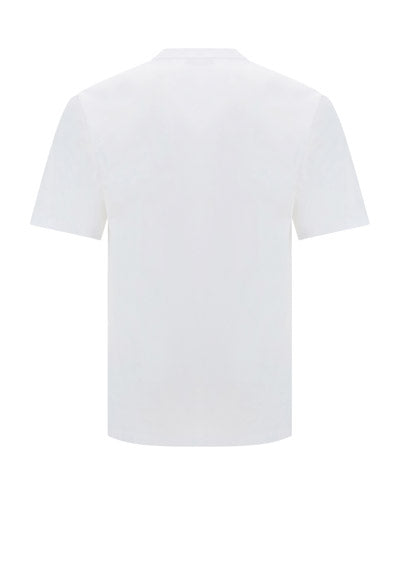 Cotton Embroidered  T-Shirt - White