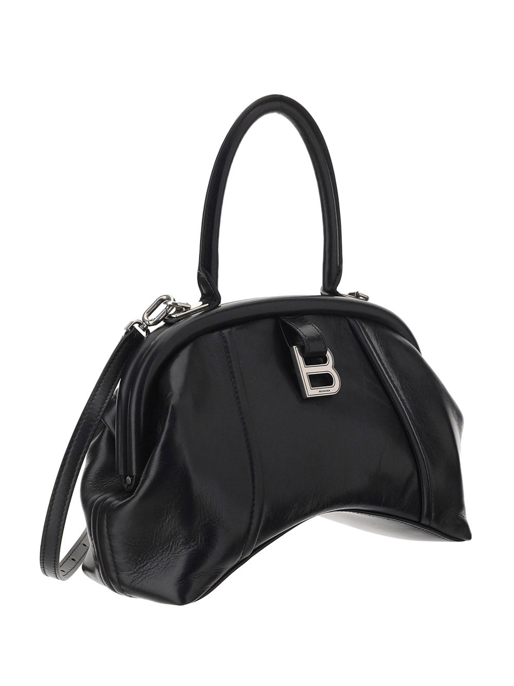 Editor Large Bag In Paper Calfskin - Black