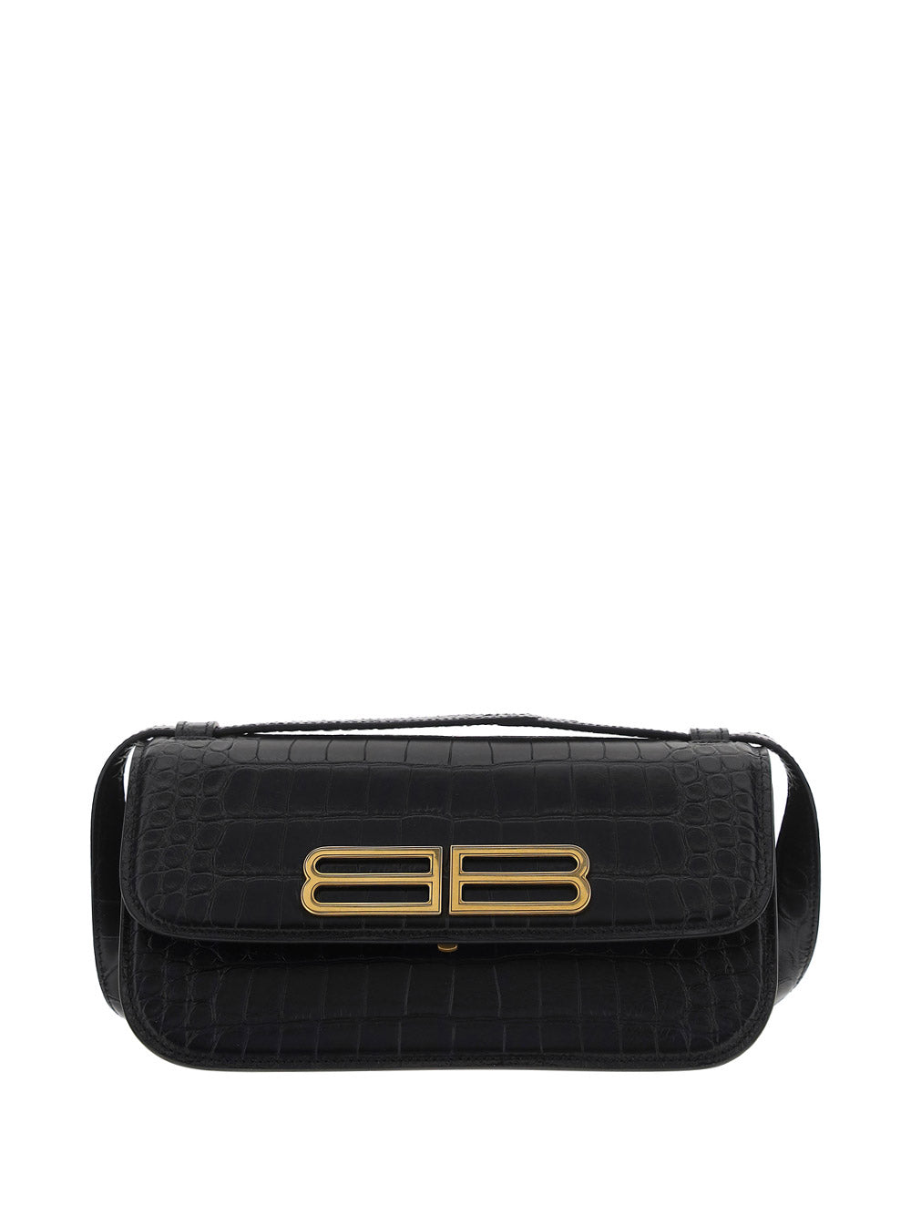 Gossip Small Bag Crocodile Embossed - Black