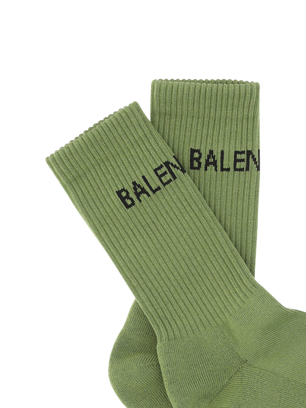 Balenciaga Tennis Socks - Olive Green