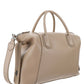 Medium antigona soft bag in smooth leather - Beige