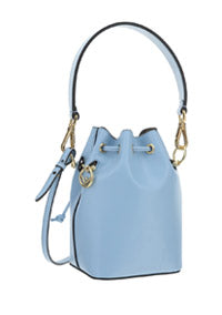 Mon Tresor Leather Mini Bag - Blue